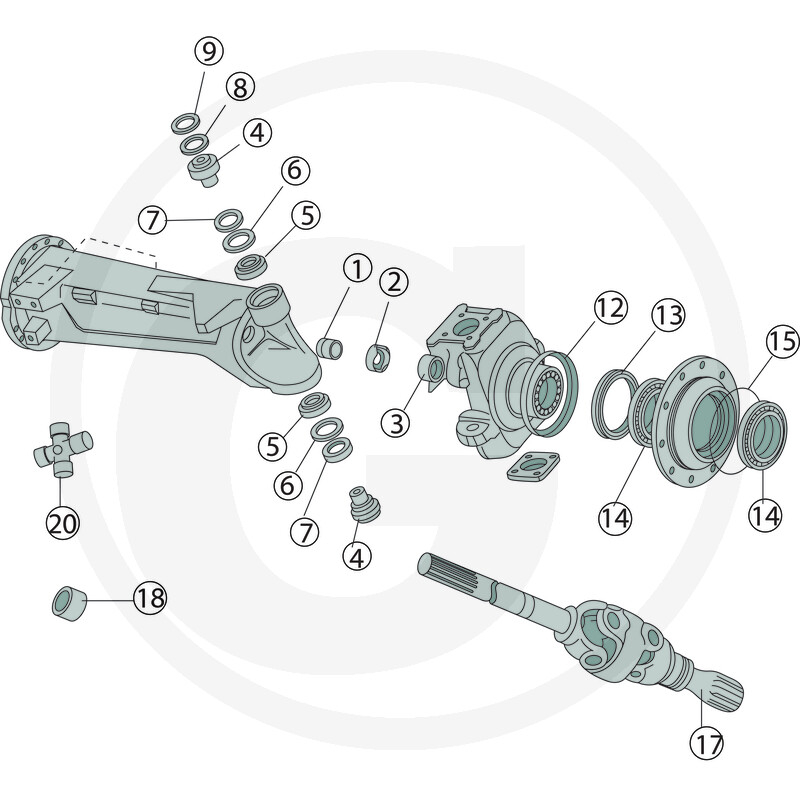 72706162 Rulment pivot Fendt [2]
