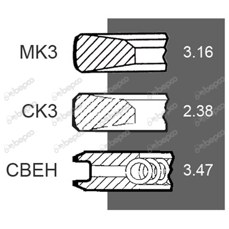 Segmenti John Deere 106,5 mm [2]