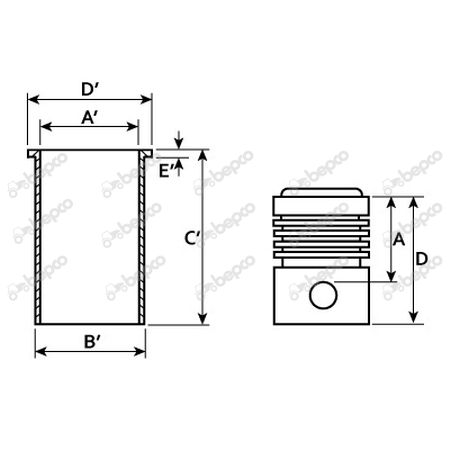 Set motor Steyr 105 [2]
