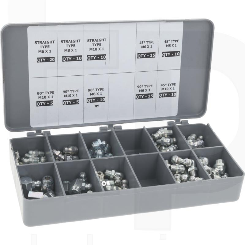 Set nipluri de gresare, 110 piese - Granit - cod 50099017 -tehnicapopan.ro [3]