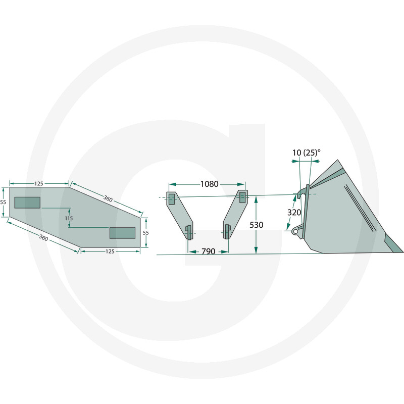 Set placa prindere euro sudura-cupa   [2]