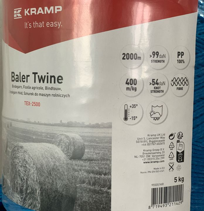 Sfoara | Ata de balotat albastra Kramp Tex-2500  tip 400+ [2]