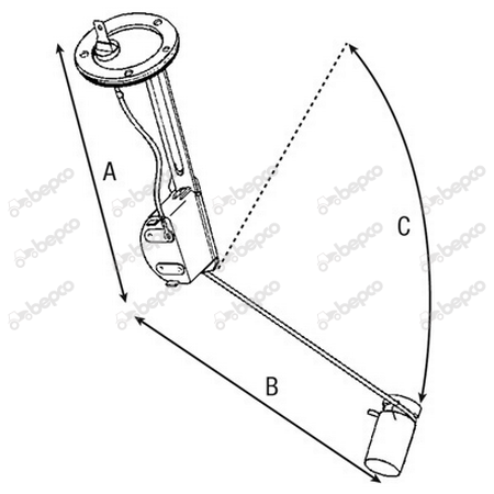 Sonda plutitor motorina Fiat 23/172-17 1825031M91 4180589 [2]
