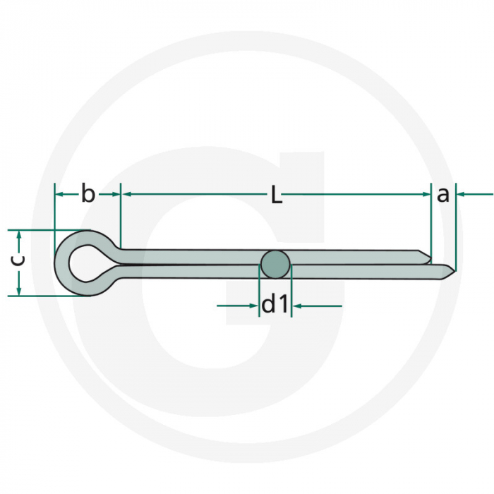 Splint despicat 5x40 mm 48794021   [2]