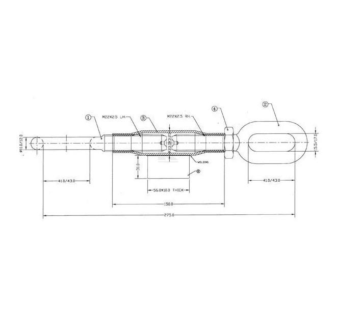 Tirant lateral Z700540KR   [2]