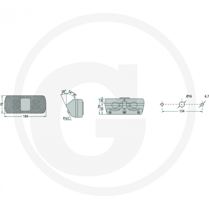 Stop spate stanga New Holland 22702357000 5089582 1097773 [2]