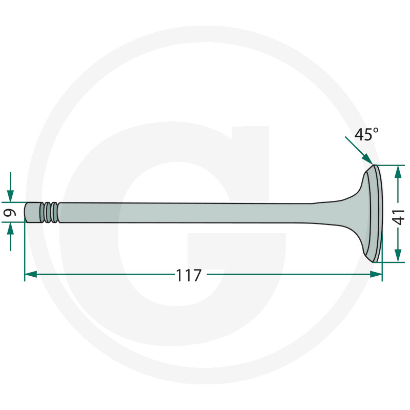 Supapa admisie MWM D227-4 38060035 [2]