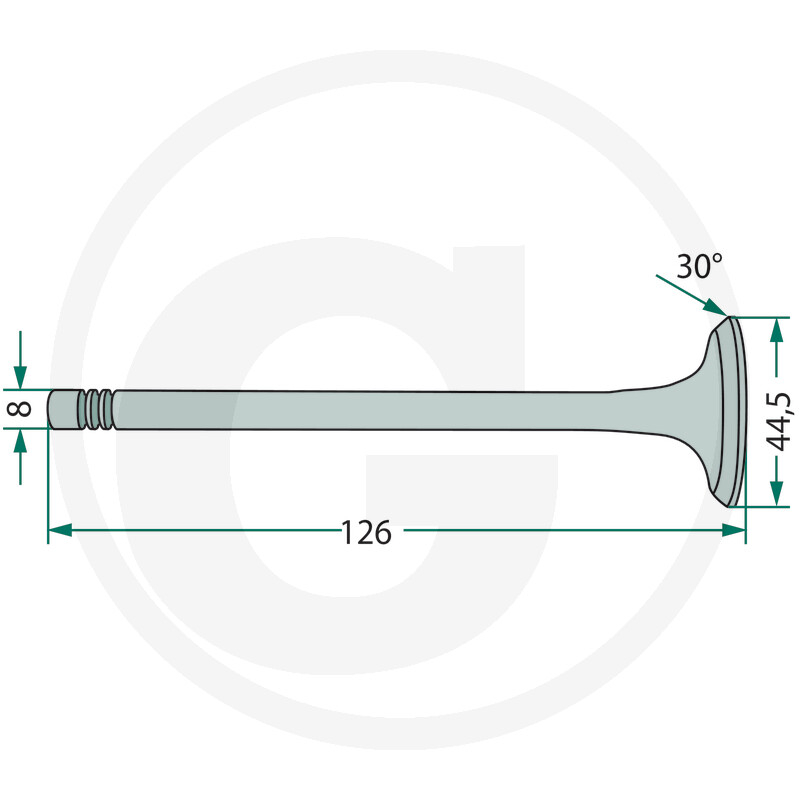 Supapa de admisie Fiat 640 L126 12 380177544059139049776 [2]
