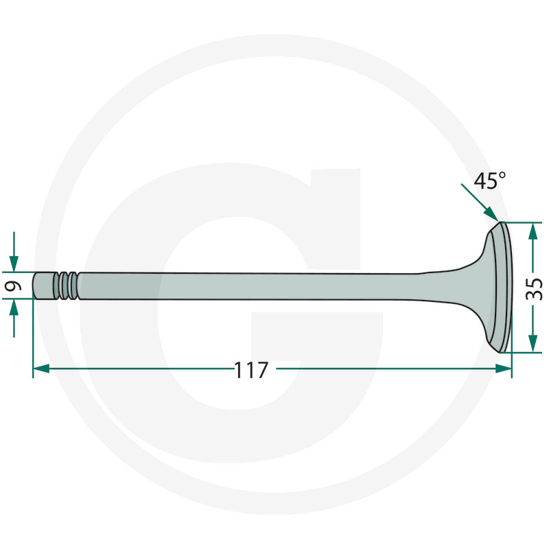 Supapa evacuare MWM D227-4 38006021 [2]