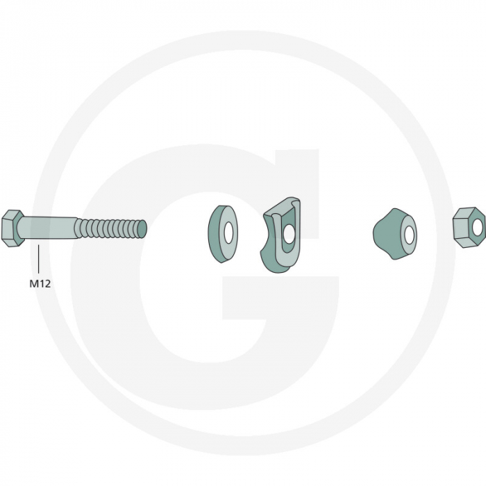 Suport arc grebla Deutz-Fahr 52511042119900 [2]