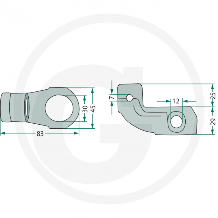 Suport brat Kuhn 57700410 [2]