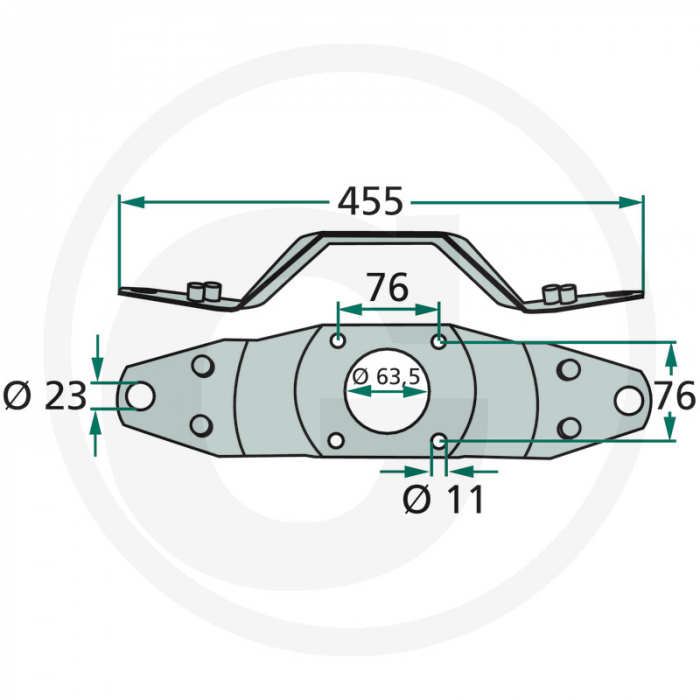 Suport cutit coasa Fella 132294 132294 131148 130881   [2]