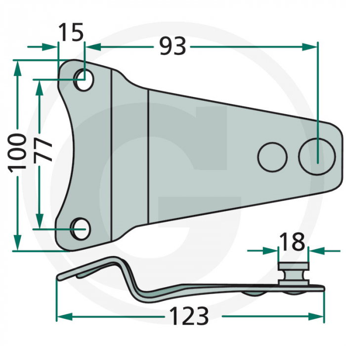 Suport cutit coasa Z1000110 Z1000110 Z1033780   [2]