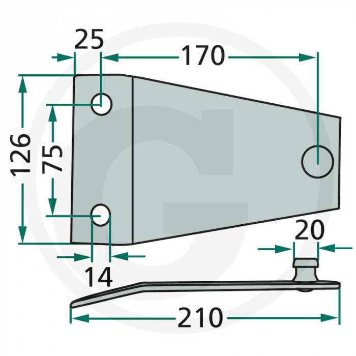 Suport cutit PZ-0243K0 PZ-0243K0 [2]