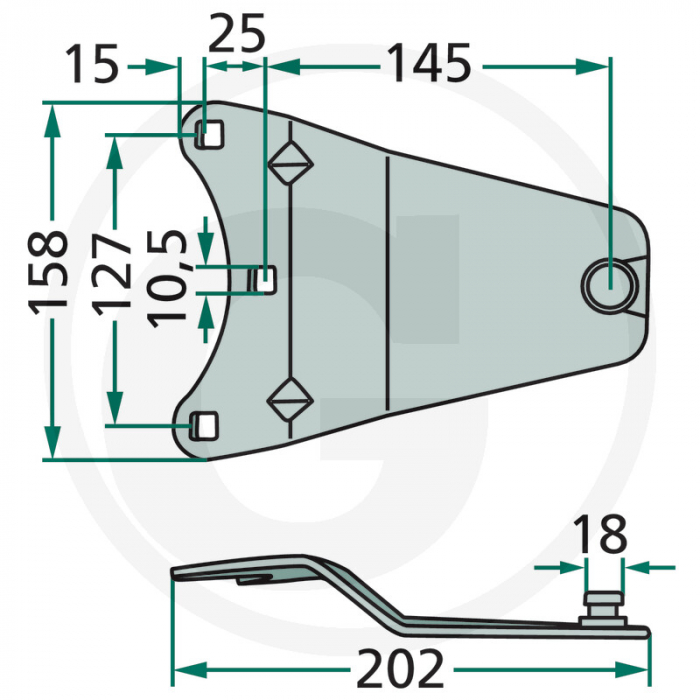 Suport cutit YA0335 YA-0335K0 A142453400 YA0335K0   [2]