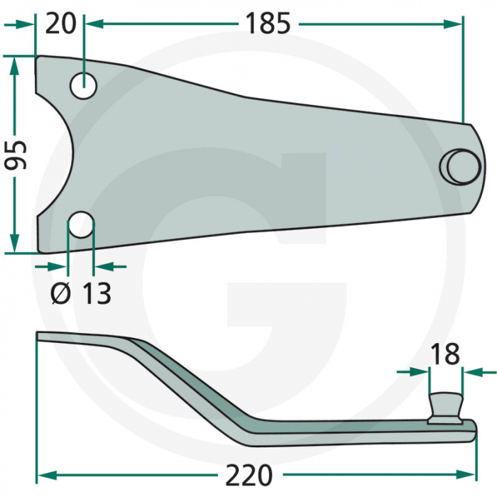 Suport cutit Galfre 111260 111260   [2]