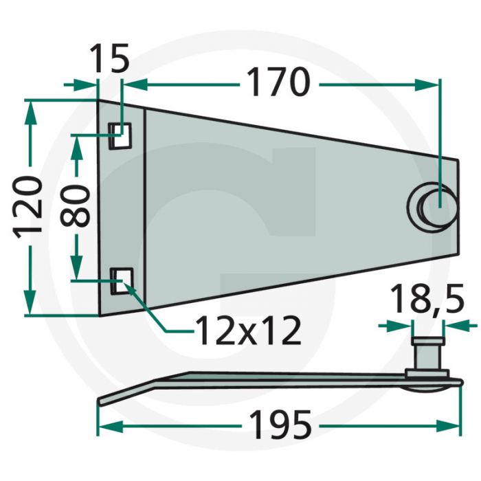 Suport cutit JF-Stoll 1115430 1115430 3223-445A 813223-445A   [2]