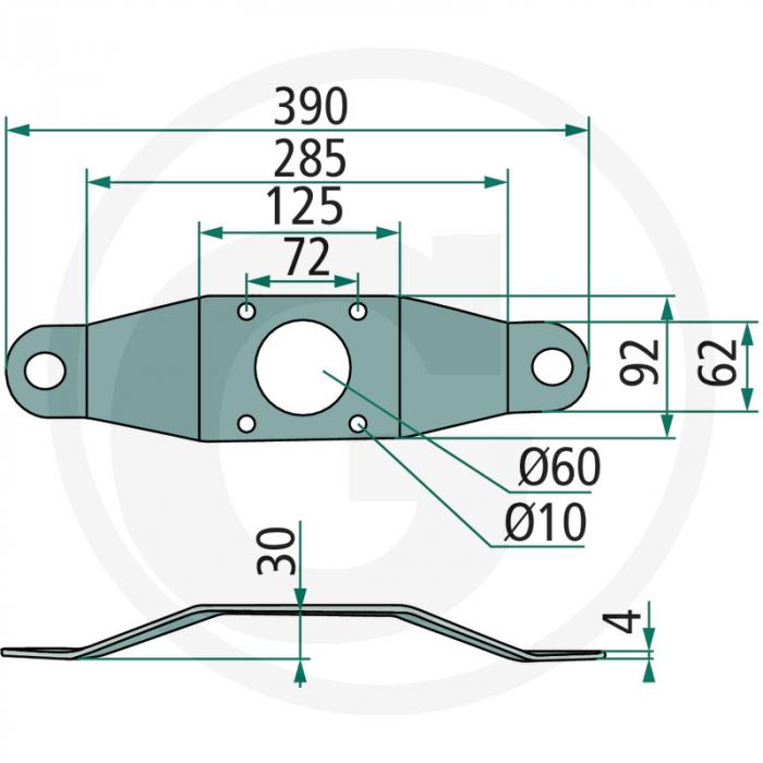 Suport cutit Pottinger 00434133 00434133 00+434.133   [2]