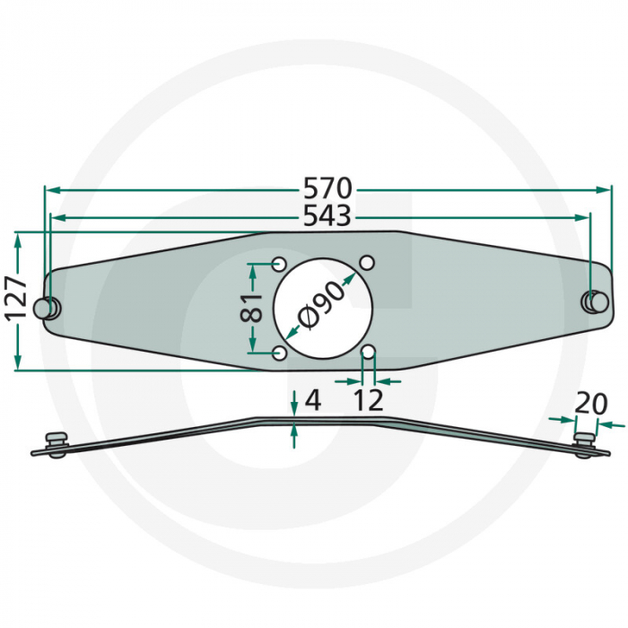 Suport cutit PZ-135 PZ-087 VGPZ-087 [2]