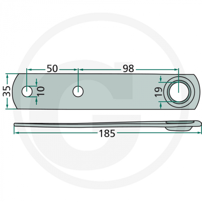 Suport cutit Rasspe RS15.01.343 RS15.01.343   [2]