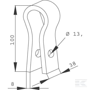 Suport Cutit Tocatoare Taarup 40880000 18063-TAA-04 4059139397419 [2]
