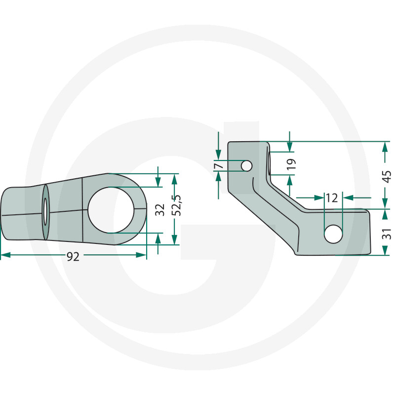 Suport rola KUHN 64757720400 3606300580548 [2]