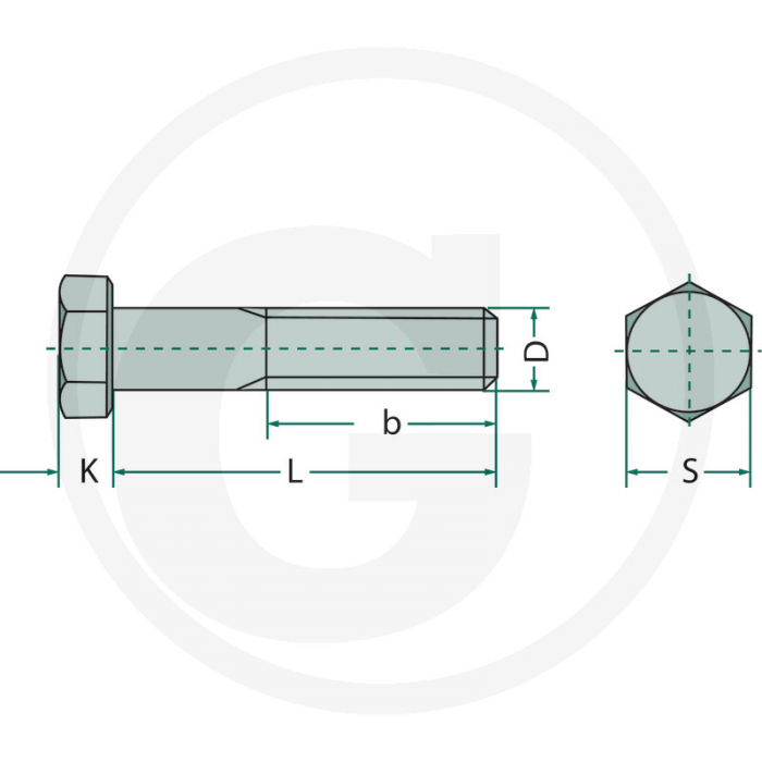 Surub cap hexagonal DIN 931 11 485931207 20472   [2]