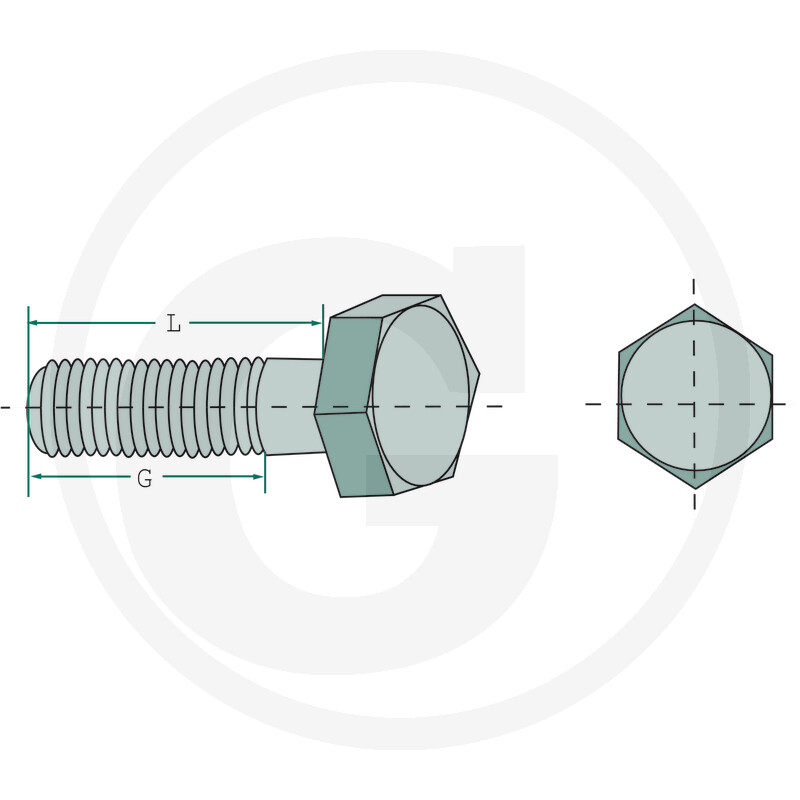 Surub cap hexagonal M14 x 1,5 x 50 mm 12.9 960D141550M Rabe [2]