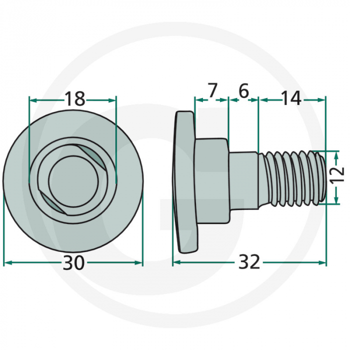 Surub cutit coasa Niemeyer 503175 503175 011064   [2]