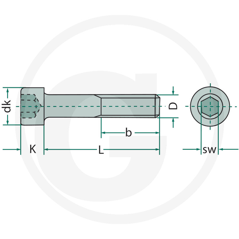 Surub M10 profil interior hexagonal 4410544, 9045316241, 9045311095, 904531139, 0502143, 0999933, 0029125017, 0161445, 8004129, 14304021, 0155725, 0502164, 0502145 BT|Jungheinrich|Linde|Saphir|Still|Taarup|Toyota [2]