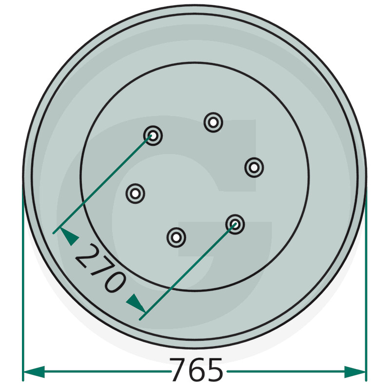 Taler coasa jos Deutz Fahr KM 22 *765 mm [2]