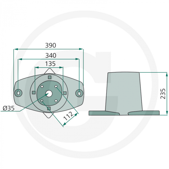 Taler de capat Kuhn 56812700   [2]