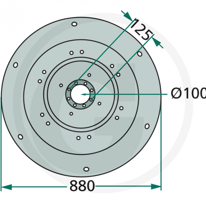 Taler Deutz-Fahr KM 24 06567379 1.1093.010.100.00 64706567379F   [2]