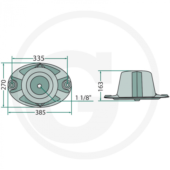 Taler disc exterior Kuhn 56200800   [2]