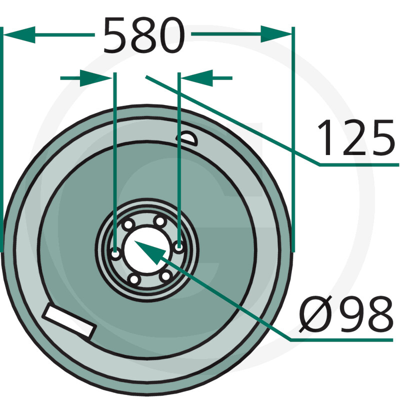 Taler inferior coasa JF-Stoll 6471136790F [2]