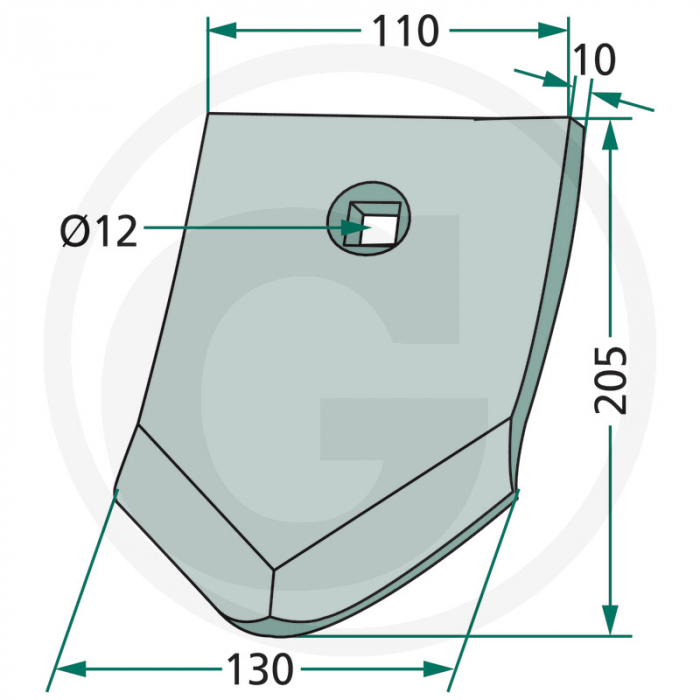 Varf brazdar cultivator Regent 101.REG-02 101.REG-02 871.12.15   [2]