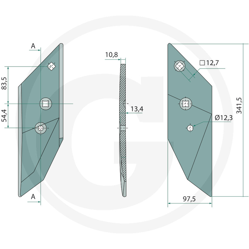 3364050 Varf brazdar Lemken dreapta [2]