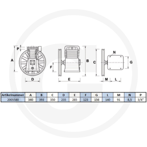 Agregat compresor aer Aerotech 25504760 Aerotec [1]