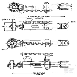 Ancora stabilizatoare L390 - 496 mm  John Deere  [2]