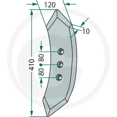 Antebrazdar cultivator Dal-Bo 101.IND-181 101.IND-181 76251   [1]