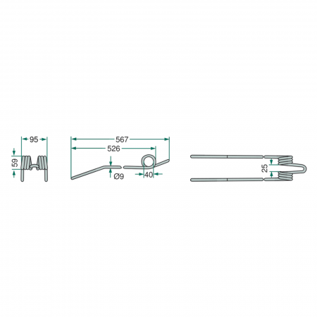 Arc grebla Deutz-Fahr 52516502731 16502731 1.1089.030.101.00 [1]