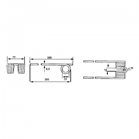 Arc greblă rotativă Vogel & Noot F 580007   [1]