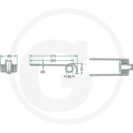 Arc grebla Case IH 13553GA   [1]