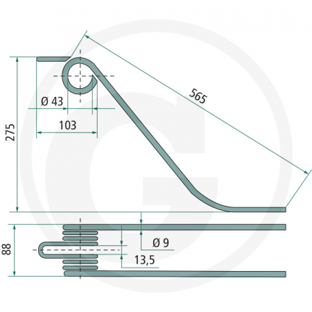 Arc grebla Fort 525146 525146 B010   [1]