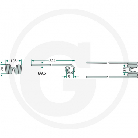 Arc intorcatoare Kuhn 52558561900 58561900 [1]