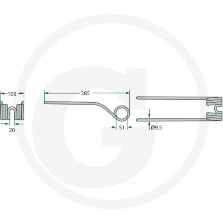 Arc intorcatoare Stoll 5250635240 0673740 0635240   [1]