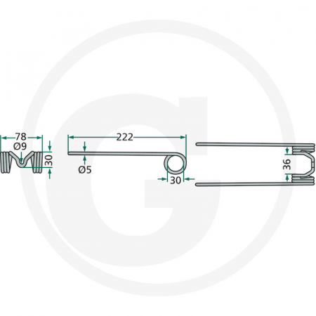Arc pick-up John Deere CB300 C11427CX C11427X SSR81825   [1]