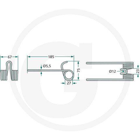 Arc pick-up Krone 028065.0 Krone [1]