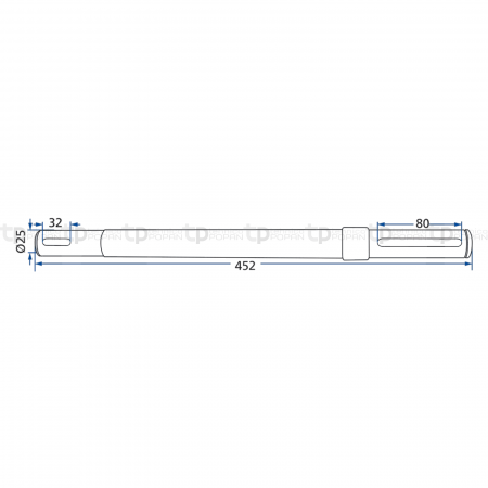 Ax coasa Deutz-Fahr 1.1017.019.901.00 64706580765F 06580765 1.1017.019.901.00 6580765 VF06580765 [1]