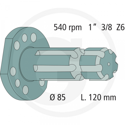 016736600 Ax priza putere Deutz-Fahr [1]